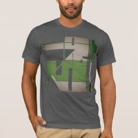 Olive Gray Metallic Südwest inspiriert Abstrakt
