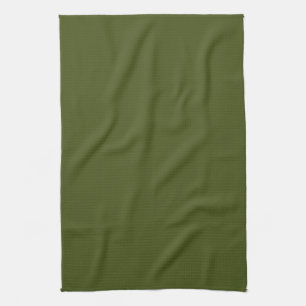 Olive Green Background Deco zum Anpassen Geschirrtuch