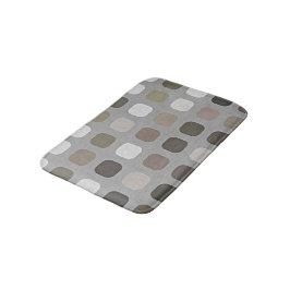 Olive Green Brown Mauve Taupe Rund um die Uhr Badematte