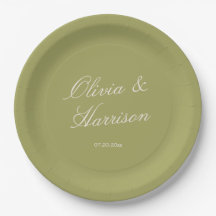 Olive Green Classic Wedding