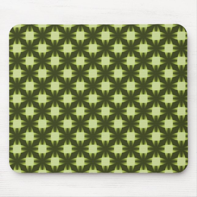 Olive Green Daring Disks Mousepad (Vorne)