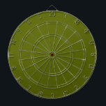 Olive Green Dart Board Dartscheibe<br><div class="desc">Dart Board mit Olive Green Hintergrund bereit für Ihren Text oder Bilder.</div>