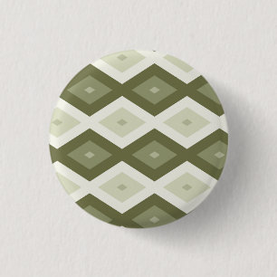 Olive Green Diamant Muster Button
