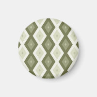 Olive Green Diamant Muster