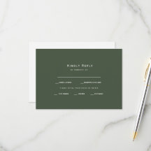 Olive Green Dinner Optionen UAWG