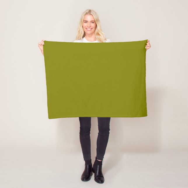 Olive Green Fleecedecke (Beispiel)