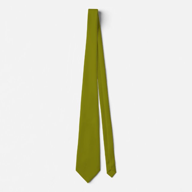 Olive Green Krawatte (Vorderseite)
