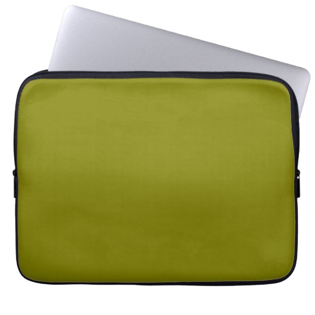 Olive Green Laptopschutzhülle (Vorderseite)