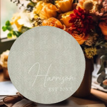 Olive Green Modern Minimalistische Custom