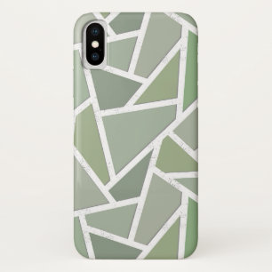 Olive-Green-Mosaik Case-Mate iPhone Hülle