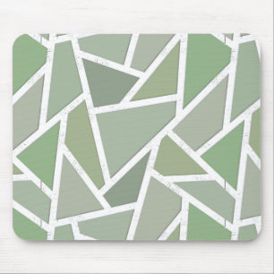 Olive-Green-Mosaik Mousepad