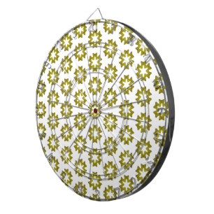Olive Green Pattern Dartscheibe