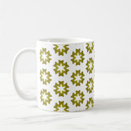 Olive Green Pattern Kaffeetasse
