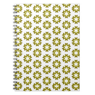 Olive Green Pattern Notizblock