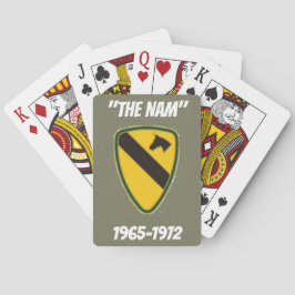 Olive Green Playing Cards "THE NAM" AICAV Spielkarten