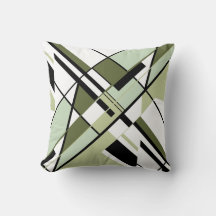 Olive Green Schwarz-weiß Diagonal Angular Design