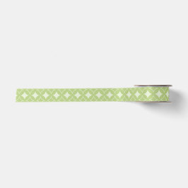 Olive Green Shippo Muster Satinband