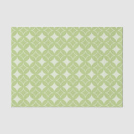 Olive Green Shippo Muster Seidenpapier
