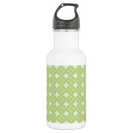 Olive Green Shippo Muster Trinkflasche