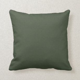 Olive Green Solid Colored  Kissen
