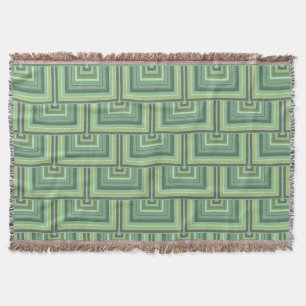 Olive green streifen quadratische Skalen Muster Decke