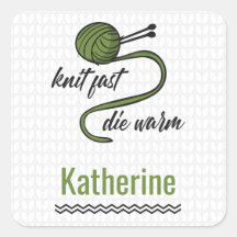 Olive Green Strick Schnell, Die Warm