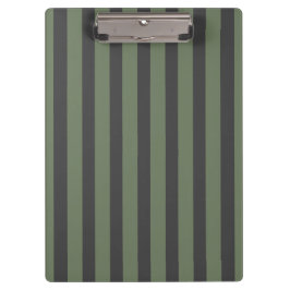 Olive Green Tick Strick Modern Klemmbrett