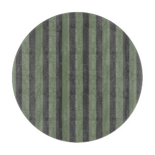 Olive Green Tick Strick Modern Schneidebrett