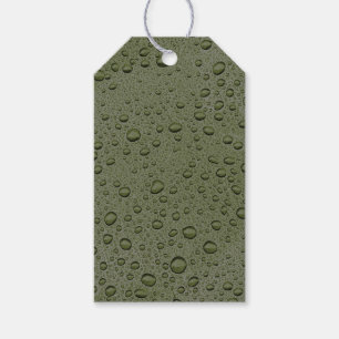 Olive-Green-Water-Tröpfchen Geschenkanhänger