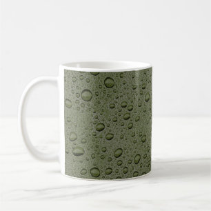 Olive-Green-Water-Tröpfchen Kaffeetasse