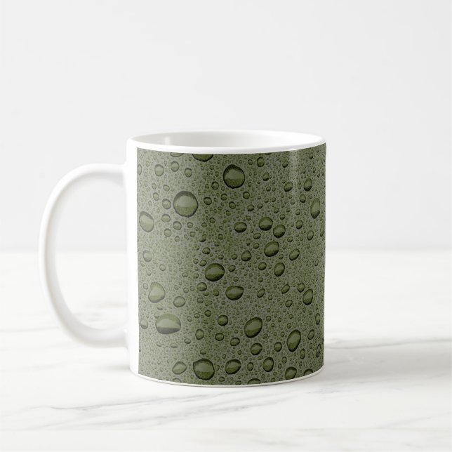 Olive-Green-Water-Tröpfchen Kaffeetasse (Links)