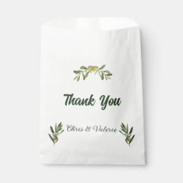Olive Green Wedding Geschenktütchen