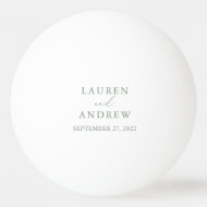 Olive Green Wedding Personalisiert Ping Pong Ball Tischtennisball