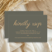 Olive Green Wedding Website Kindly UAWG