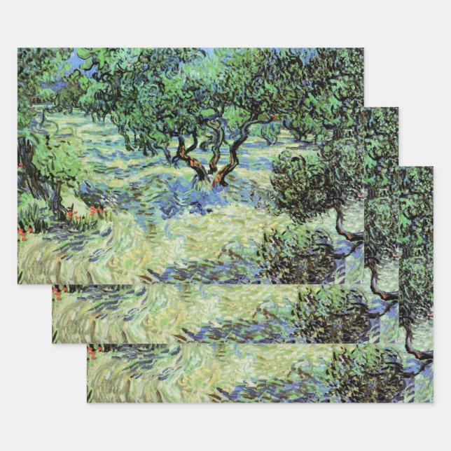 Olive Grove von Vincent van Gogh Geschenkpapier Set (Set)
