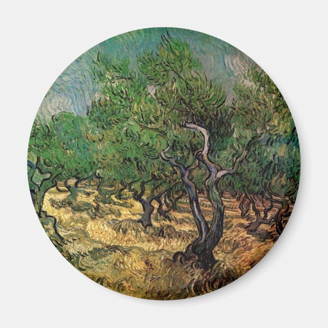 Olive Grove von Vincent van Gogh Magnet (Vorne)
