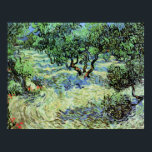Olive Grove von Vincent van Gogh Poster<br><div class="desc">Olive Grove von Vincent van Gogh ist ein Vintages Kunstmaler, der Post-Impressionismus in der Natur darstellt. Van Gogh malte über ein Dutzend Olivenbäume, während er im Süden Frankreichs lebte. Ein Obstgarten mit Obstbäumen auf einem Bauernhof in der Sommersaison. Über den Künstler: Vincent Willem van Gogh (1853-1890) war einer der berühmtesten...</div>