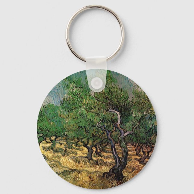Olive Grove von Vincent van Gogh Schlüsselanhänger (Vorderseite)