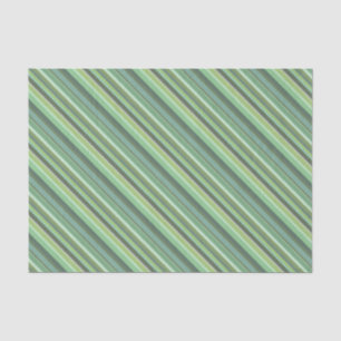 Olive-grüne Diagonalstreifen Seidenpapier