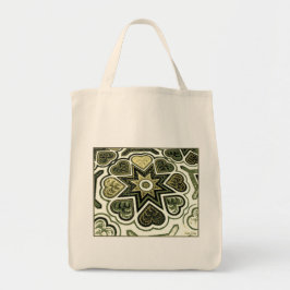 Olive Hearts Canvas Sac fourre-tout d'épicerie