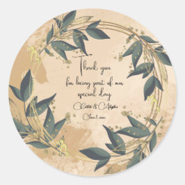 Olive Kreath Personalisiert Runder Aufkleber