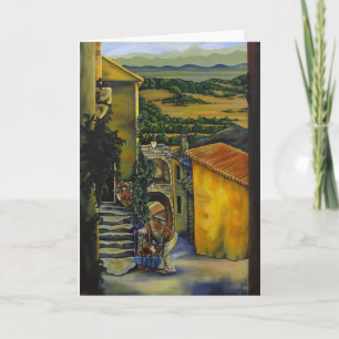 Olive Man Greeting Card Karte