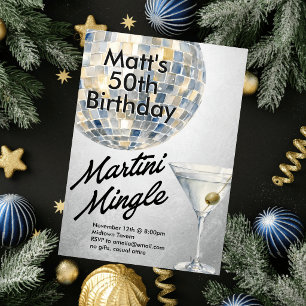 Olive Martini Mingle Feier Einladung