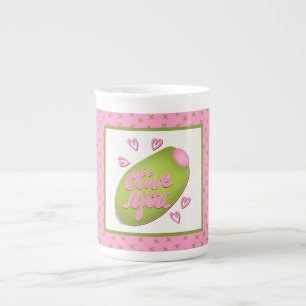Olive Me Liebt Olive Dich Lustiger Retro-Liebesgru Prozellantasse