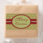 Olive Merry Christmas Labels<br><div class="desc">Diese Weihnachtsmarken sind in hübschem Rot und Grün gehalten. Passen Sie den Text auf diesen Labels an,  um Ihren Anforderungen gerecht zu werden. Benutzen Sie diese Ferienlabels für Weihnachtsgeschenke,  Geschenktaschen,  Gastgeschenke,  Süßigkeiten,  Handwerkskunst,  Business,  Backwaren,  Weihnachtskekse,  etc... Das Design stammt aus der Originalkunst.</div>