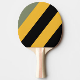 Olive Nightlight Bold Stripes Tischtennis Schläger