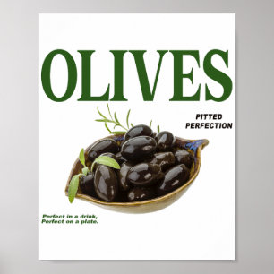 Olive Pitection Poster