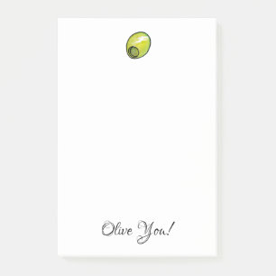 Olive Post-it Klebezettel