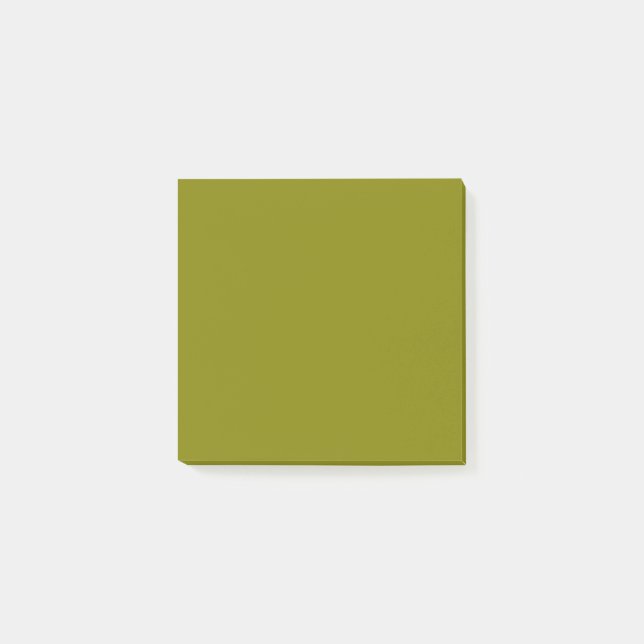 Olive Post-it Klebezettel (Vorderseite)