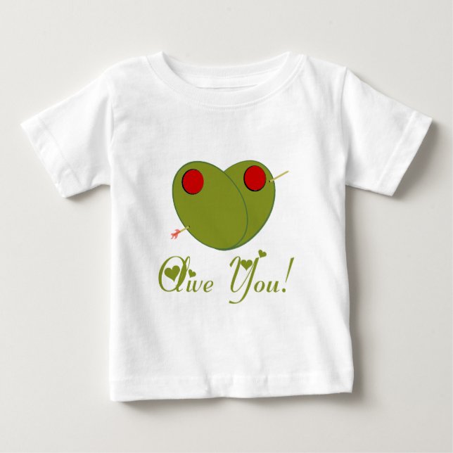 Olive Sie! Baby T-shirt (Vorderseite)